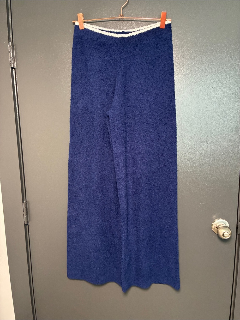 NWT Z Supply Ski Lodge Plush Pant Blue Sapphire Sz S